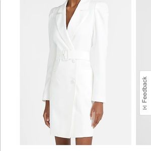 Express belted blazer dress NWT